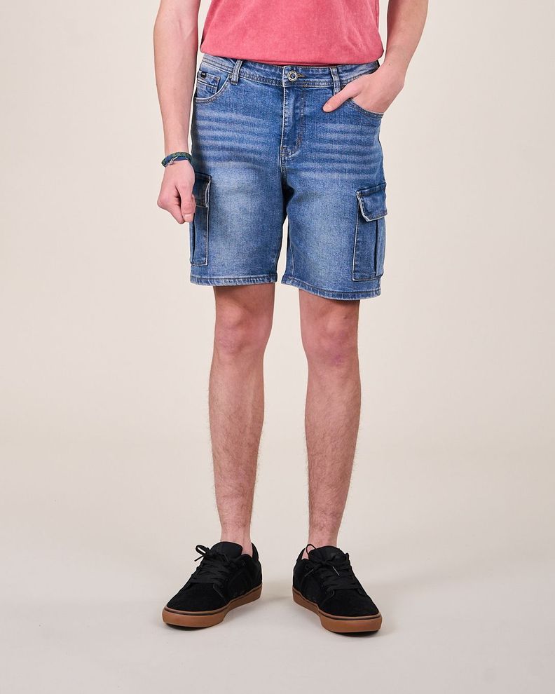 Bermuda Denim procesado Relax VV339 - Polemic-1