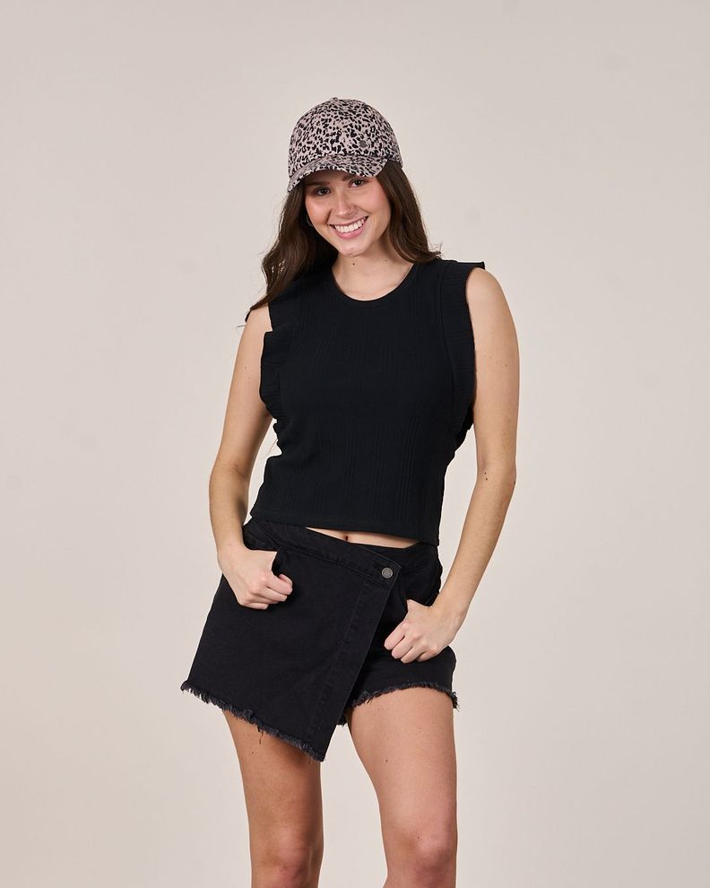 Polera Tank Fantasia vuelos Rib VS1740 - Polemic Girl-1