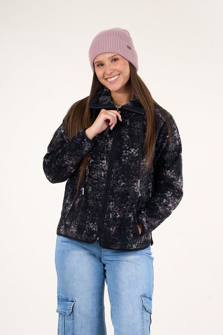 Poleron polar mujer Procesado Full Zipper Print  VW8762 Polemic-4