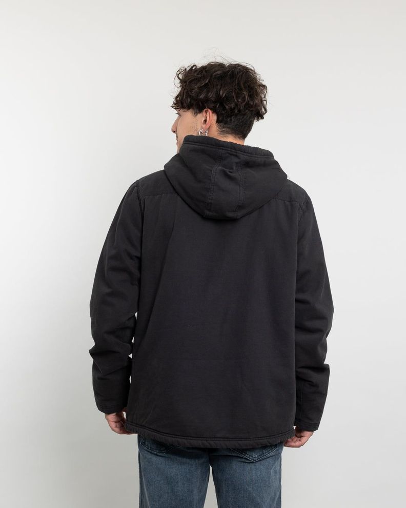 Chaqueta Canvas Hombre procesada y forrada Negro Polemic S