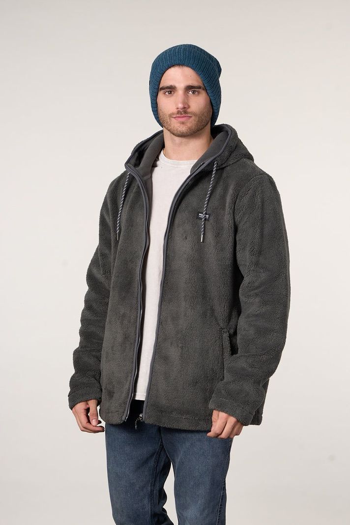 Poleron Bonded Shaggy con gorro Classic 8701 Polemic-1