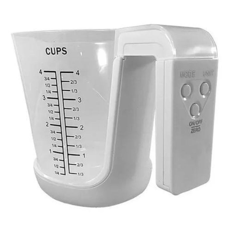 Balanza Digital Cocina Con Jarra Taza Medidora Pesa 3kg-0