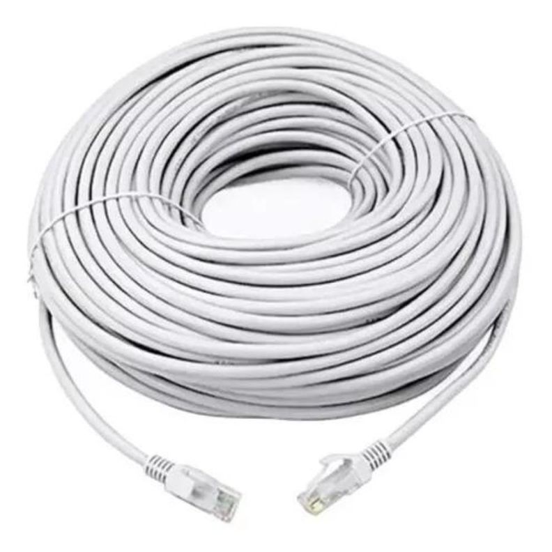 Cable De Red Cat6 Lan 30 Metros Alta Transferencia De Datos-0