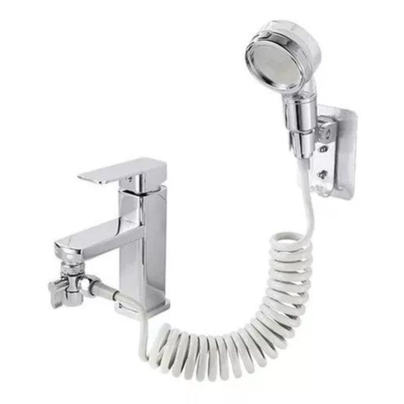 Ducha Bidet Arabe Lavamanos Acero Inoxidable Kit Completo-0