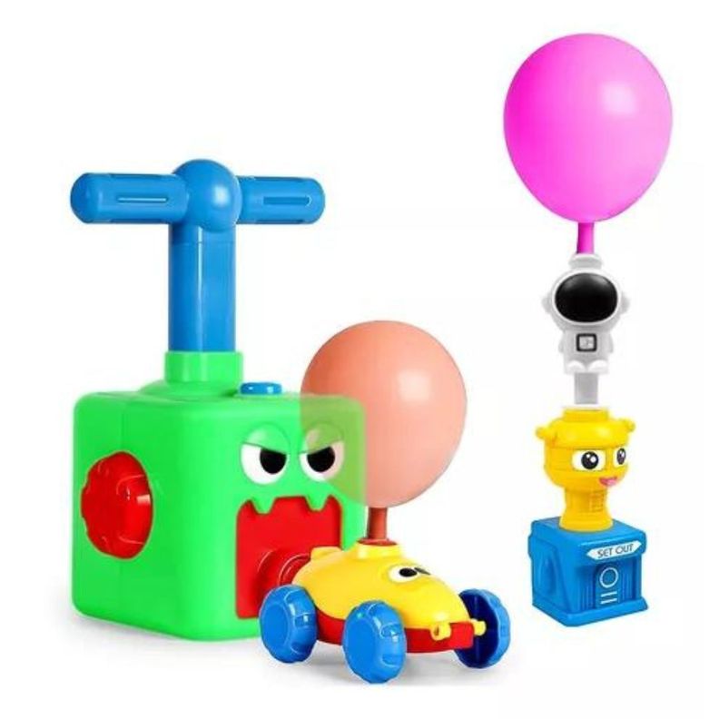 Juguete Bombin Globos Lanza Autos Y Cohetes Para Niños V-0