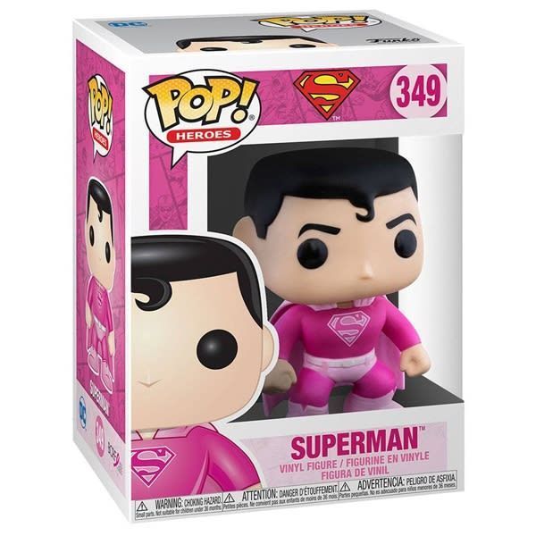 Figura Funko Pop Superman 349 Breast Cancer-1