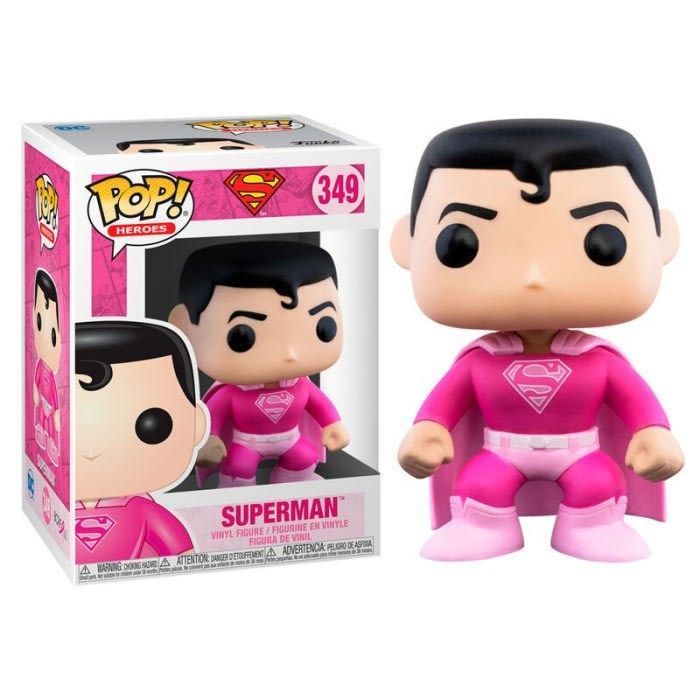 Figura Funko Pop Superman 349 Breast Cancer-0