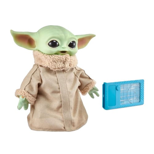 Peluche Grogu con tablet - The Child Star Wars - Mattel-2