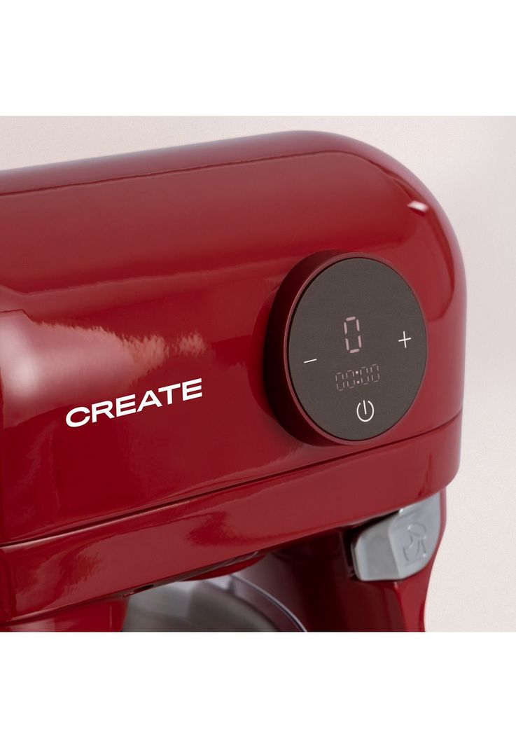 BATIDORA DE PEDESTAL DOWNMIX RETRO ROJA CREATE IKOHS-6