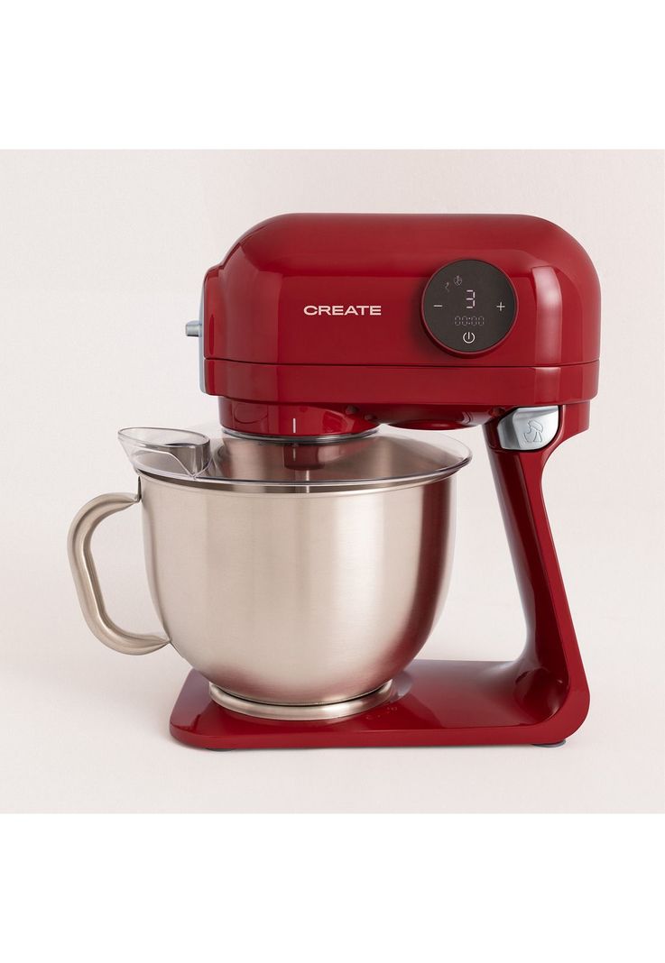 BATIDORA DE PEDESTAL DOWNMIX RETRO ROJA CREATE IKOHS-8