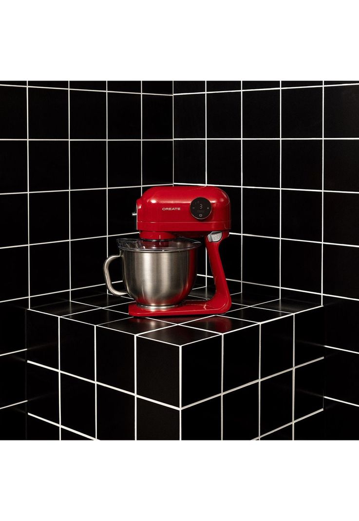 BATIDORA DE PEDESTAL DOWNMIX RETRO ROJA CREATE IKOHS-9
