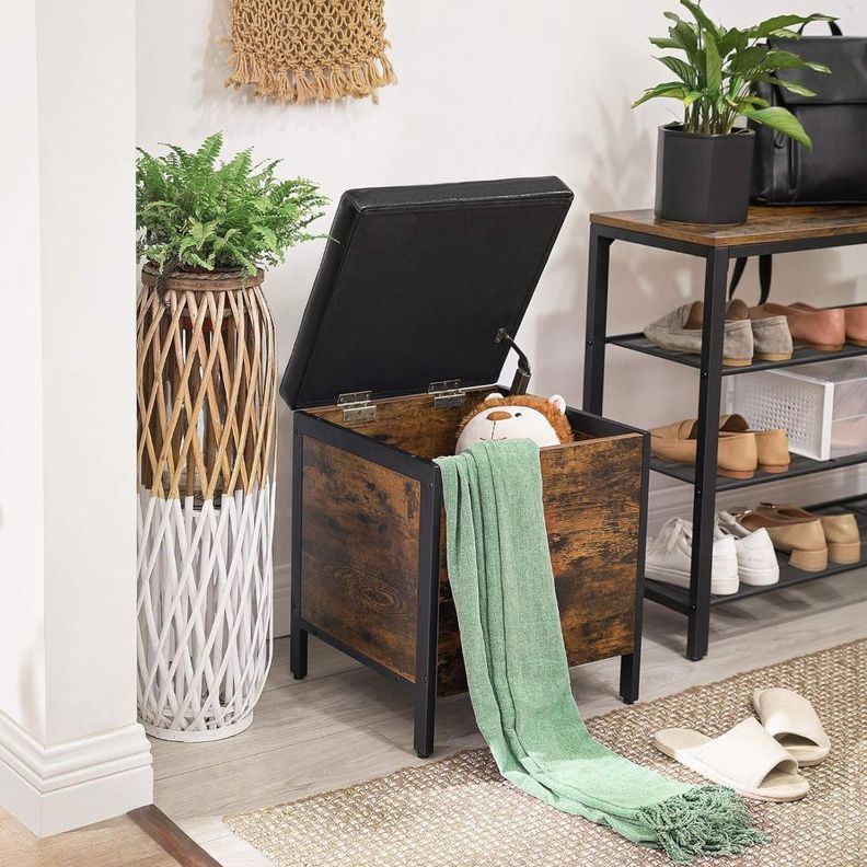 Mueble Zapatero Baúl Organizador Eco Cuero Vannala-1