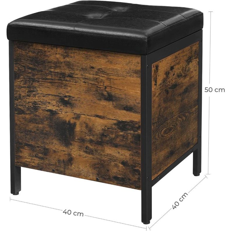 Mueble Zapatero Baúl Organizador Eco Cuero Vannala-2