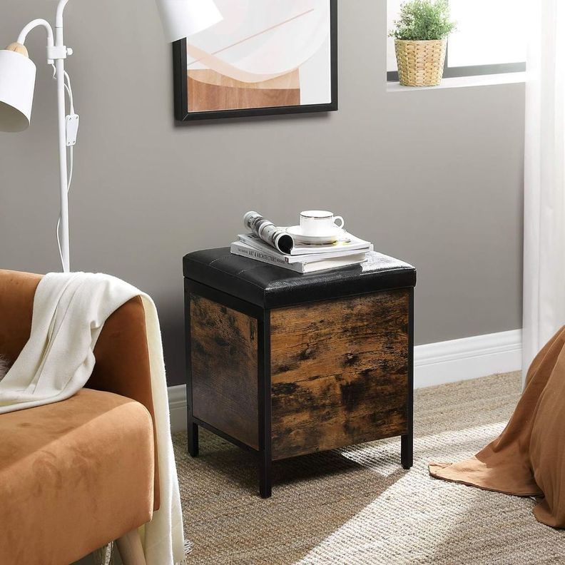 Mueble Zapatero Baúl Organizador Eco Cuero Vannala-3