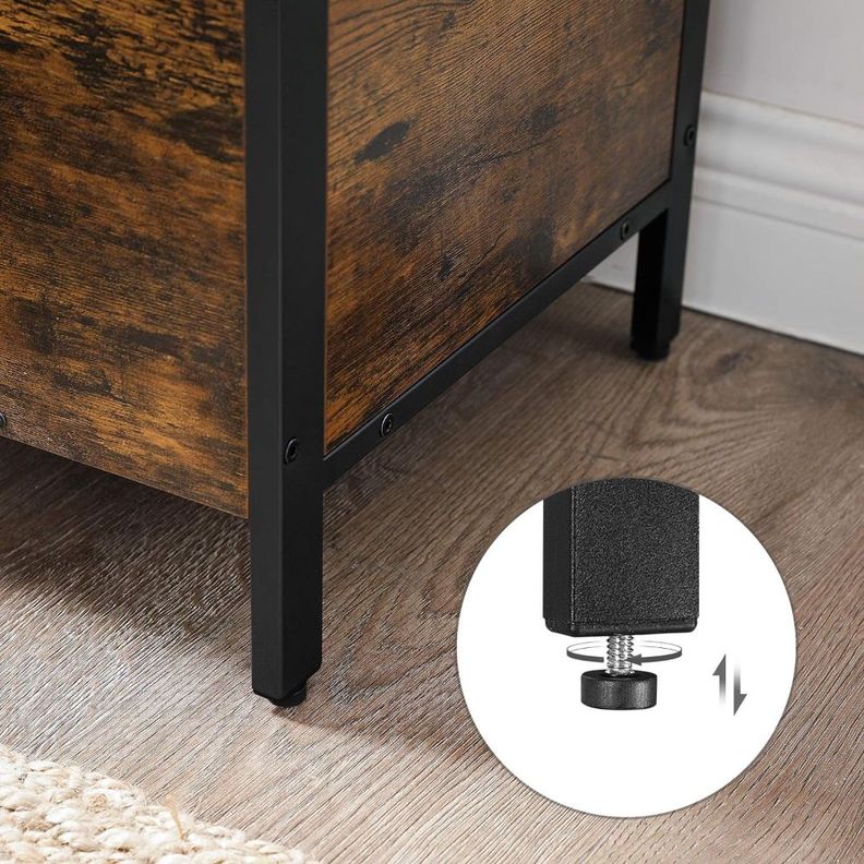 Mueble Zapatero Baúl Organizador Eco Cuero Vannala-7
