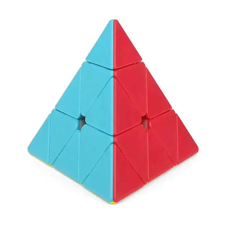 Cubo Rubik Pirámide Qiyi Uso Profesional Stickerless-1