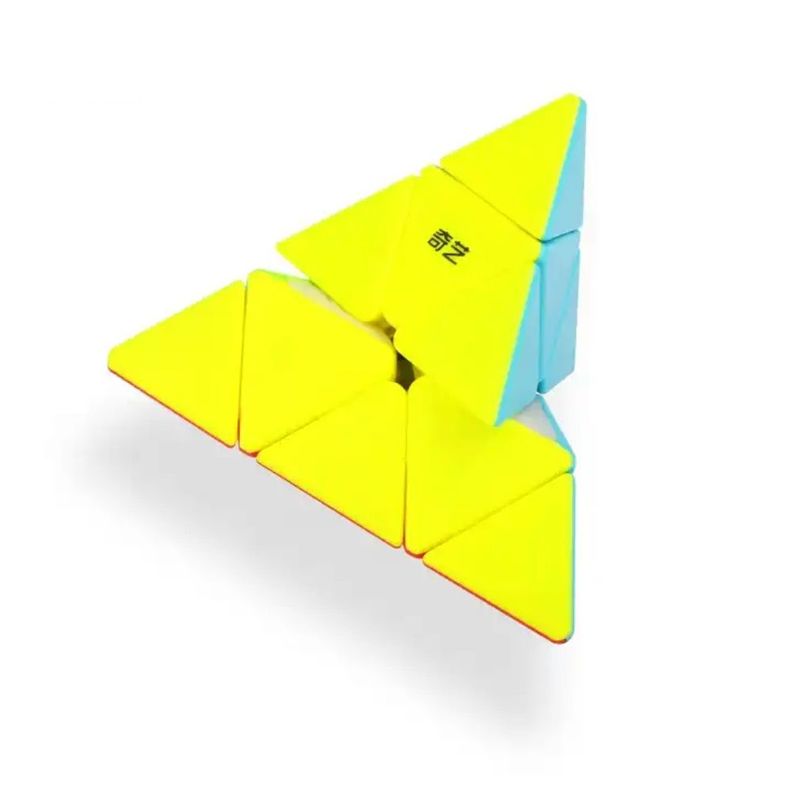 Cubo Rubik Pirámide Qiyi Uso Profesional Stickerless-3