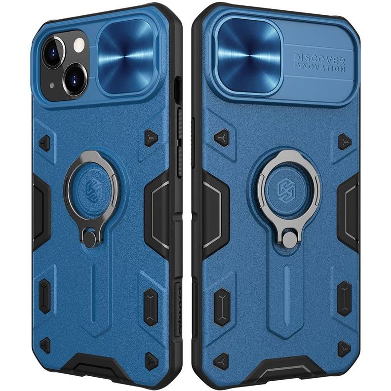 Carcasa Antishock Armor Azul + Lámina Compatible iPhone 13-1