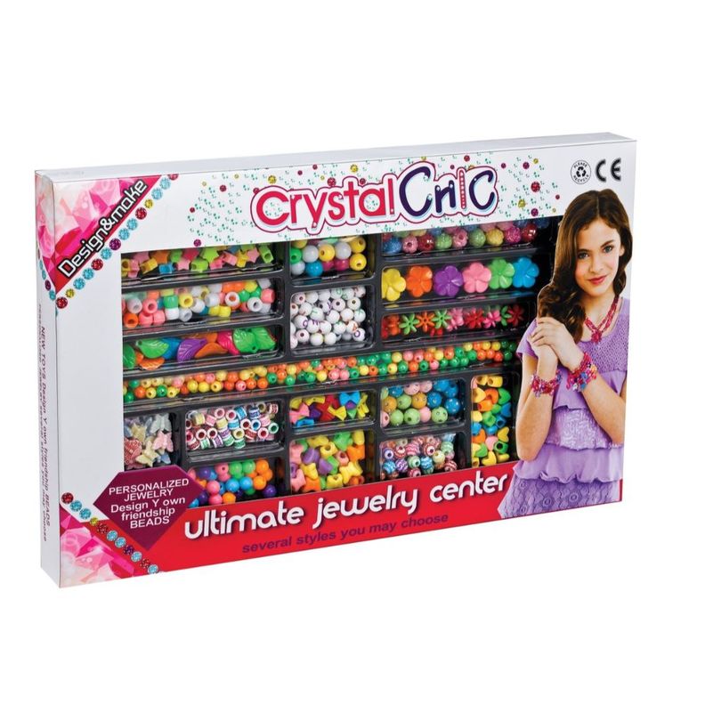 Set de Mostacillas y Cristales DIY Pulseras y Collares-0
