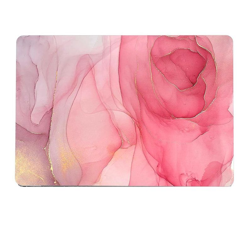 Carcasa Protector Compatible con MacBook Air 13 Pink Marble-0