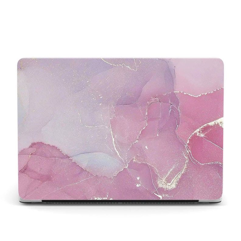 Carcasa Protector Compatible con MacBook Air 13 Pink Marble-5