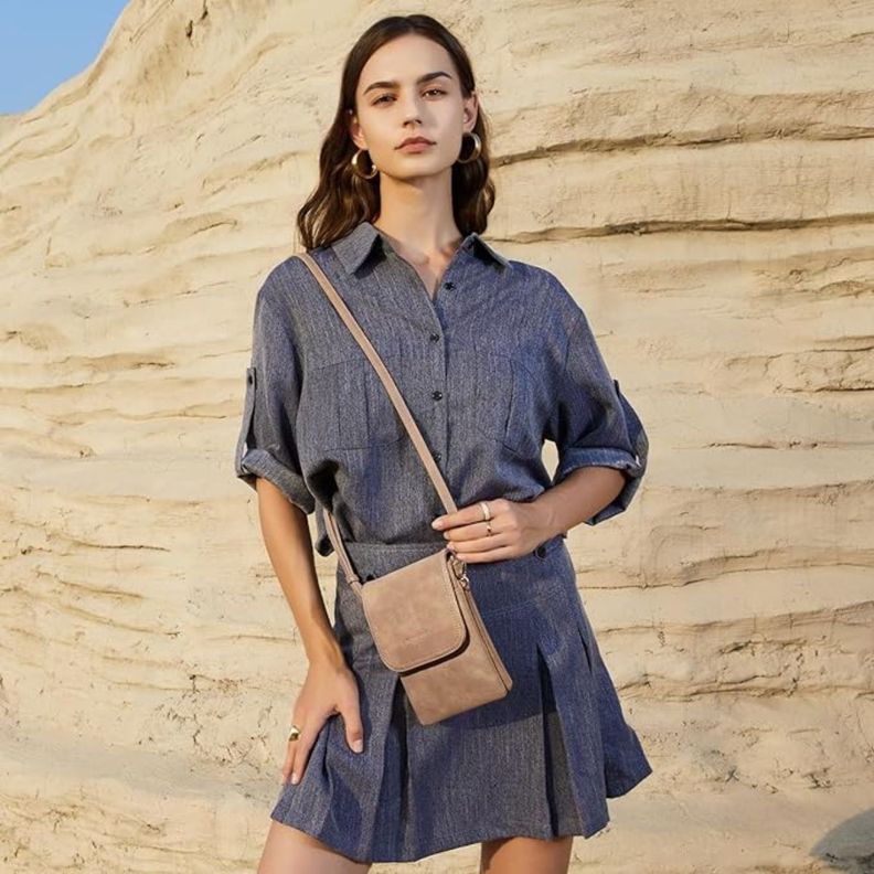 Mini Bag Eco Cuero Floresta Camel-2