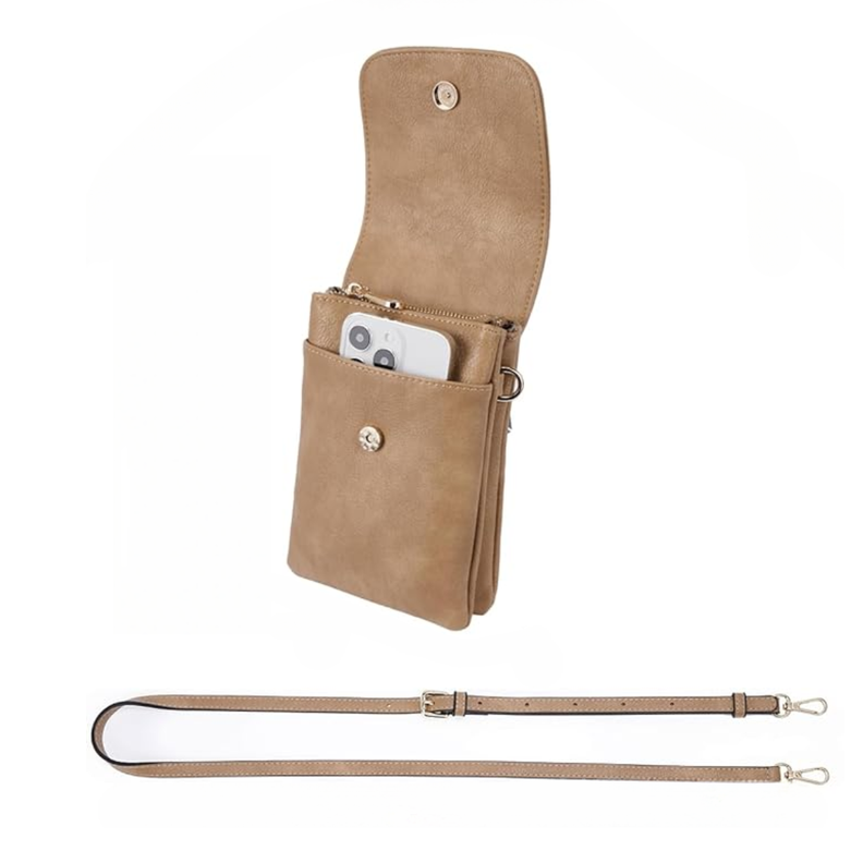 Mini Bag Eco Cuero Floresta Camel-3