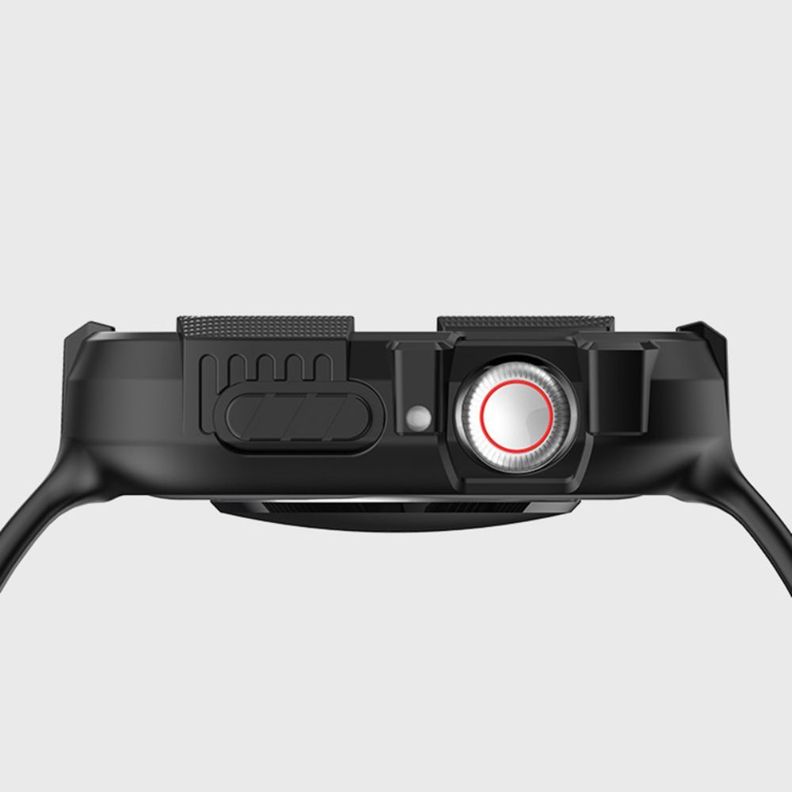 Correa + Carcasa Compatible con Apple Watch Negro 42/44mm-2