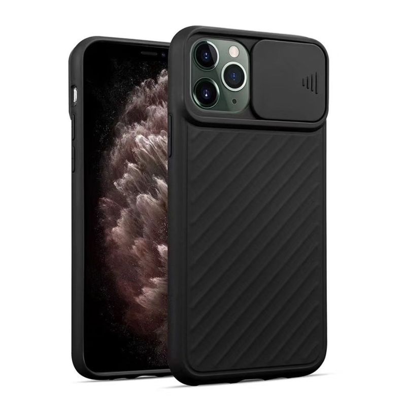 Carcasa Protector Negra + Lámina Compatible c/ iPhone 12 Pro-0