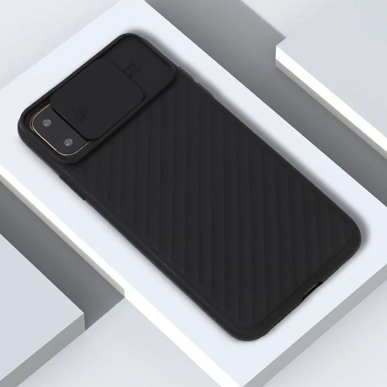 Carcasa Protector Negra + Lámina Compatible c/ iPhone 12 Pro-1