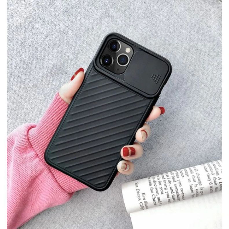 Carcasa Protector Negra + Lámina Compatible c/ iPhone 12 Pro-6