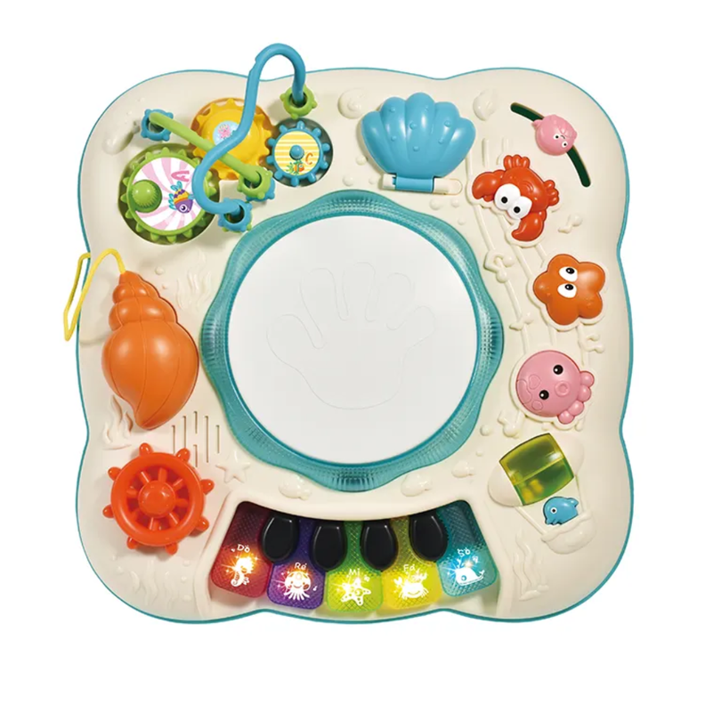 Mesa de Aprendizaje Musical Juguete Didáctico Azul-2