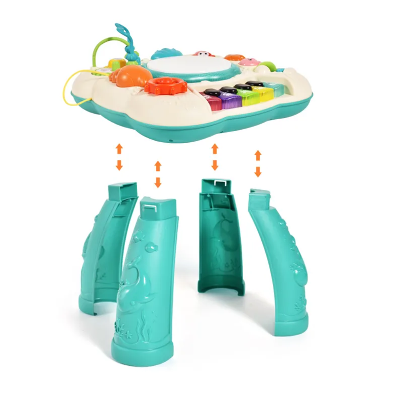 Mesa de Aprendizaje Musical Juguete Didáctico Azul-5