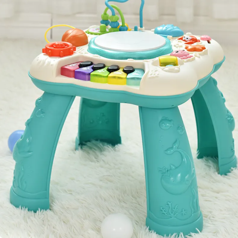 Mesa de Aprendizaje Musical Juguete Didáctico Azul-6