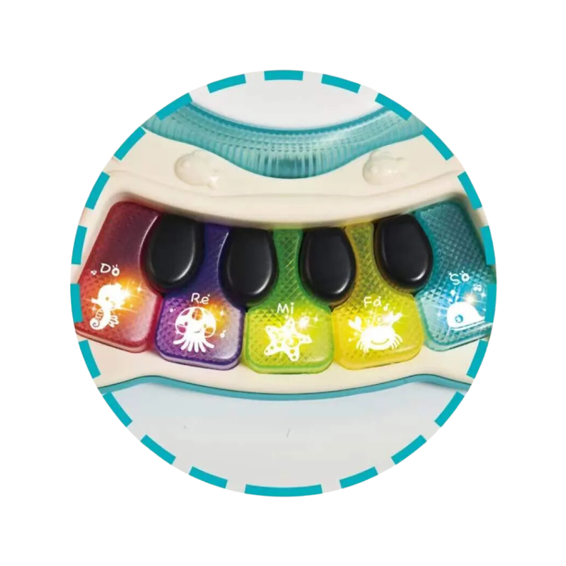 Mesa de Aprendizaje Musical Juguete Didáctico Azul-7