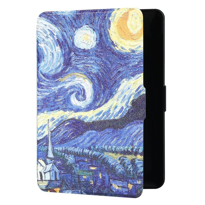 Funda + Lámina Para Kindle Paperwhite 4/998 Noche Estrellada-1