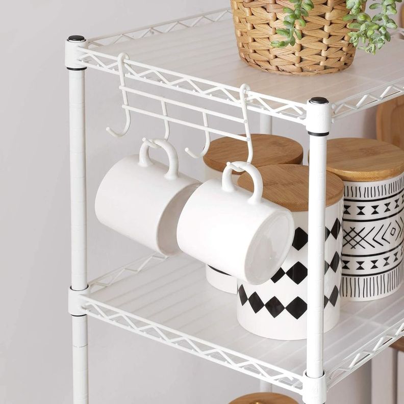Estanteria Organizador Blanco Ajustable 5 Niveles Dunker-4