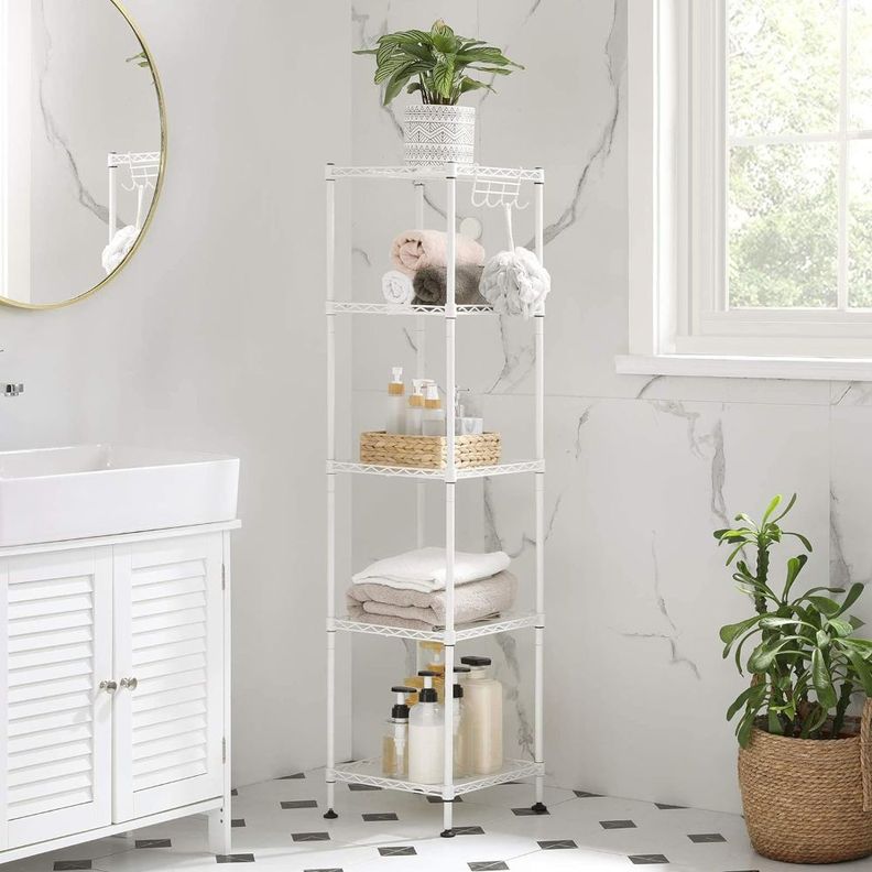 Estanteria Organizador Blanco Ajustable 5 Niveles Dunker-6