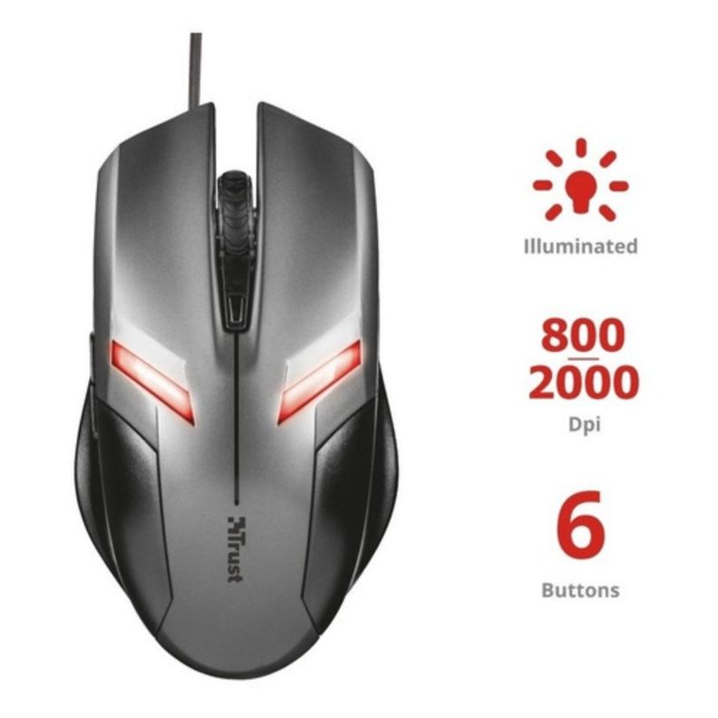 Mouse Gamer Trust Ziva Optical-2