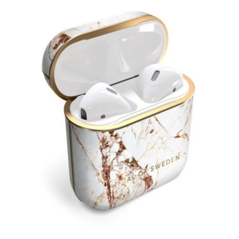 Case Compatible con AirPods Carrara Gold Ideal Of Sweden-1