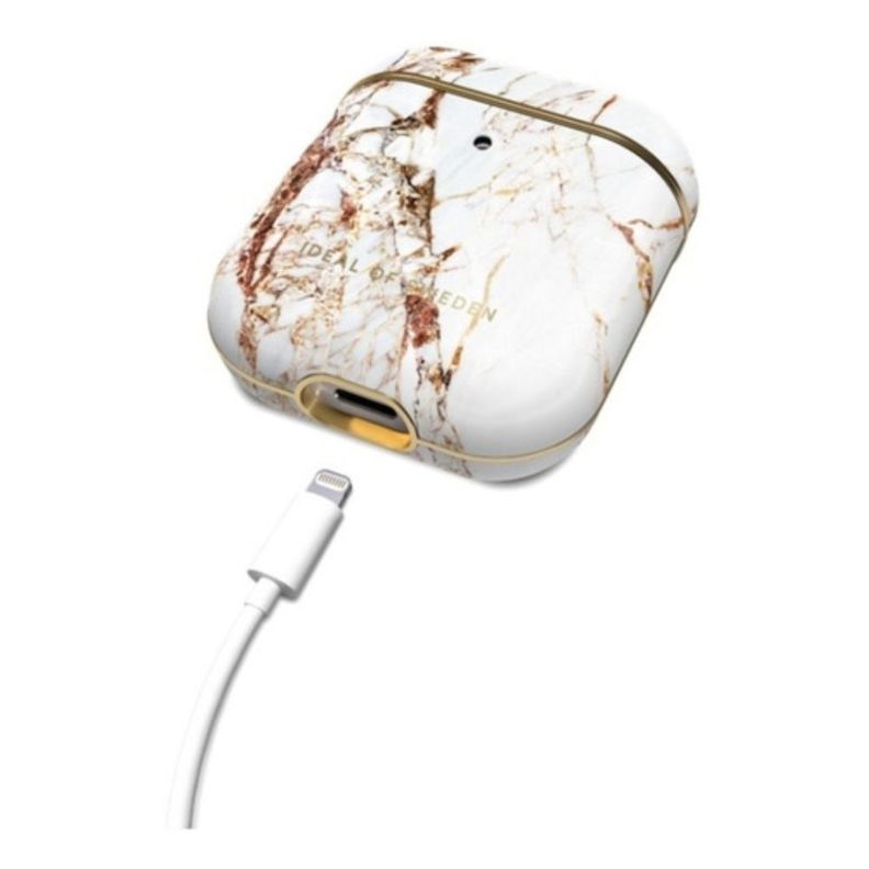 Case Compatible con AirPods Carrara Gold Ideal Of Sweden-2