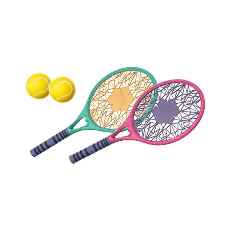 Set de 2 raquetas de Tenis con 2 Pelotas Incluidas-1