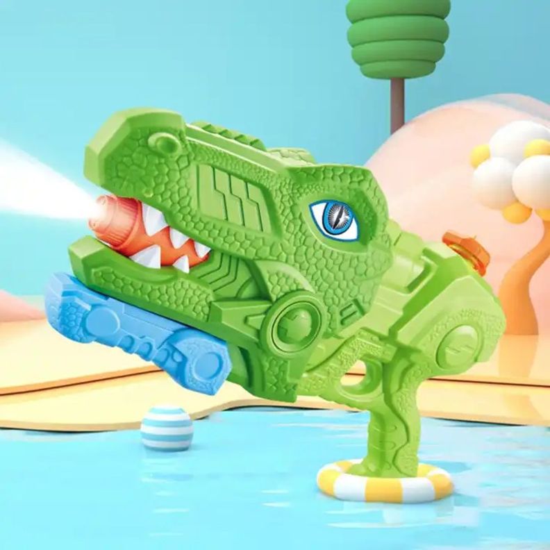 Pistola Lanza Agua Dinosaurio Grande-4
