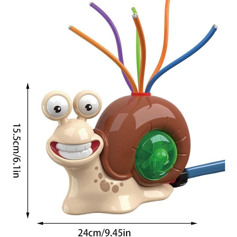 Caracol con Mangueras Rociador de Agua Juguete de Verano-1
