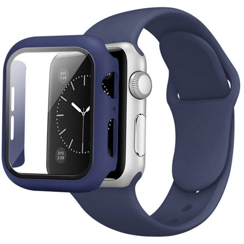 Correa + Carcasa Compatible c/ Apple Watch 38/40mm Azul-0