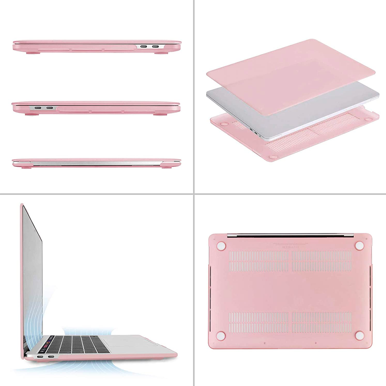 Carcasa Protector para MacBook Air 13" A1466 Rosada-2