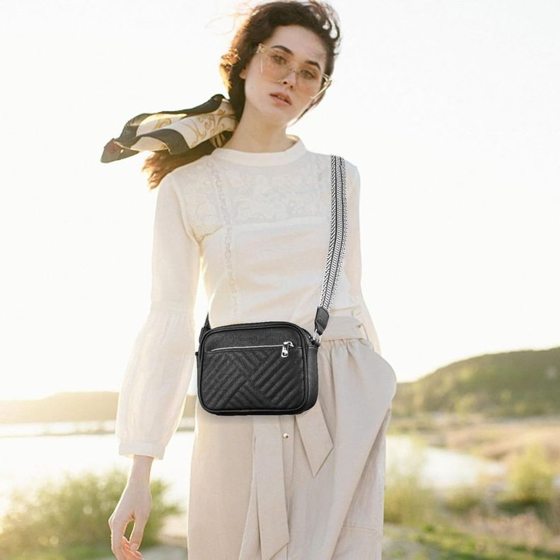 Bandolera Crossbody Boho Eco Cuero Allora Negro-1