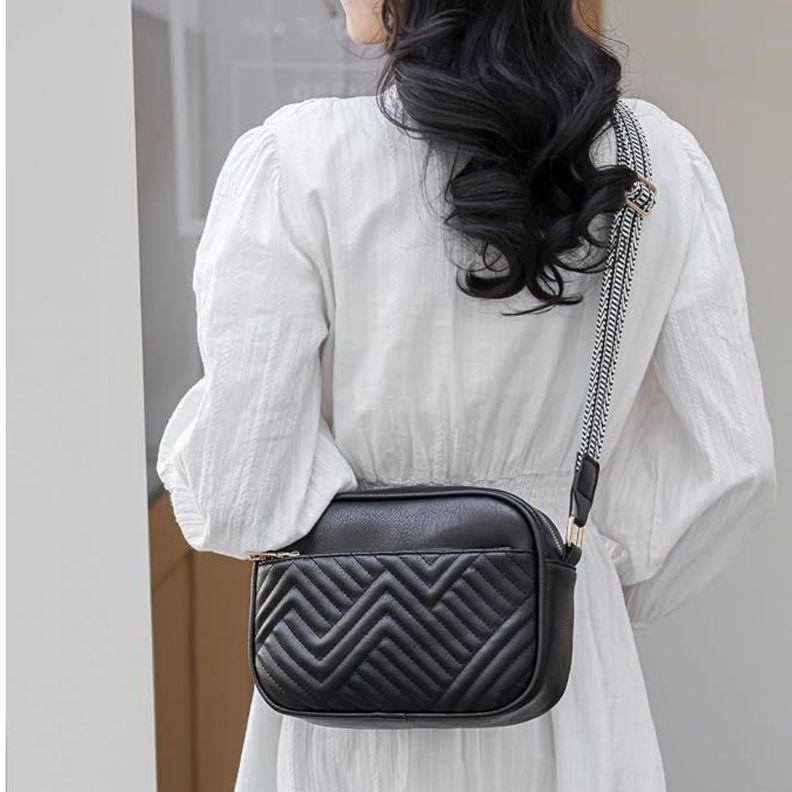 Bandolera Crossbody Boho Eco Cuero Allora Negro-3