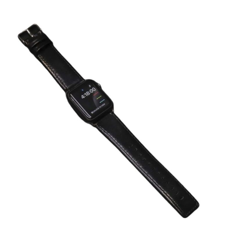 Correa Compatible c/ Apple Watch 100% Cuero Negro 42/44mm-0