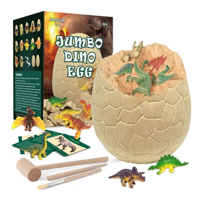 Juego Arqueológico de Excavación Huevo Dinosaurio